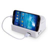 Kmashi K-902 Stereo Wireless Bluetooth Speaker with Charging Cradle Dock with Built-in 2000mah Rechargeable Extended... N5