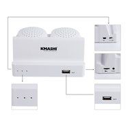 Kmashi K-902 Stereo Wireless Bluetooth Speaker with Charging Cradle Dock with Built-in 2000mah Rechargeable Extended... N8