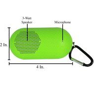 SoundLogic XT Rechargeable Wireless Bluetooth Mini Pill Capsule Speaker, Green N4