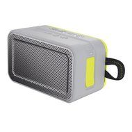 Skullcandy Barricade XL Bluetooth Wireless Portable Speaker, Gray/Hot Lime N2