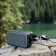 Skullcandy Barricade XL Bluetooth Wireless Portable Speaker, Gray/Hot Lime N16