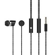 Yison 3.5mm Universal Round Wire In-ear Earphone Headphone With Mic For iPhone PC Cellphone Color Gray N4