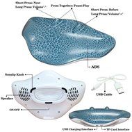 Tuohai Portable Devil Rays Smart Wireless Bluetooth Speaker with Dynamic LED Lights Support TF Card for iPhone... N6