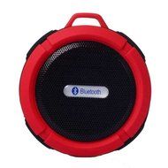 Modogirl Red C6 IP65 Waterproof Rainproof Dustproof and High-Grade Strong Sucker Sucker Bluetooth Wireless Speakers...