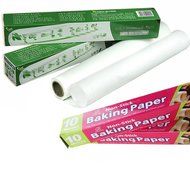 2PCS 5M White BBQ Grill Silicon Paper- Non-Stick Grilling Pad Of Paper Oil-Absorbing Sheet For Baked