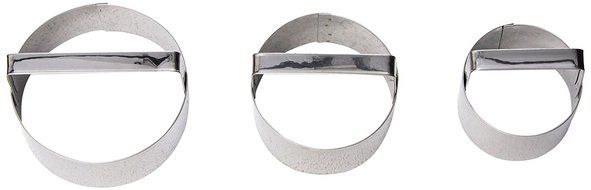Fox Run Brands Biscuit Cutters, Set of 3