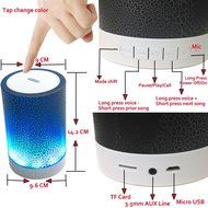 LarKoo Portable Wireless Bluetooth Speakers MP3 Players Audio withe color changing LED Night Light Atmosphere... N3