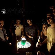 LarKoo Portable Wireless Bluetooth Speakers MP3 Players Audio withe color changing LED Night Light Atmosphere... N7