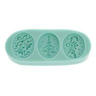 Tint Christmas Chocolate Silicon Mold Fondant Cake Decoration Mold
