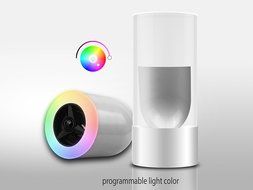 TULIP LED Light Bulb and Bluetooth Wireless Speaker &ndash; White N2