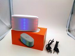 Creative Fun Spectrum Wireless Bluetooth Speaker with FM-radio, TF Card, USB Drive, Microphone, Works for iPhone... N10