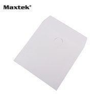 100 Pack Maxtek Premium Thick White Paper CD DVD Sleeves Envelope with Window Cut Out and Flap, 100g Heavy Weight. N2