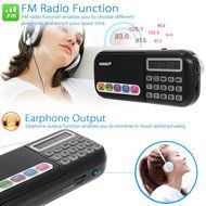 Docooler BANNIXING B-898E FM Radio Speaker Audio Player Digital LED Display Support TF Card Music Play Stereo... N3