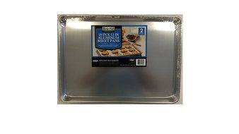 Daily Chef Commercial Bakeware Aluminum Baking Sheets Baking Pan - 2 Pans