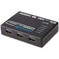 Fosmon HD1832 Intelligent 5x1 5-Port HDMI Switch/Switcher with IR Remote and AC Adapter Supports 3D N9
