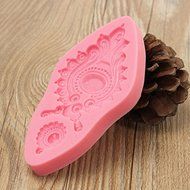 Silicone Jewelry Fondant Cake Mold Pendant Brooch Soap Chocolate Mould N2