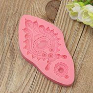 Silicone Jewelry Fondant Cake Mold Pendant Brooch Soap Chocolate Mould N3