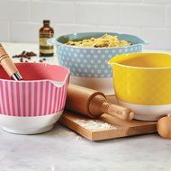 Cake Boss 3-Piece Melamine Classic Mixing Bowl Set N2