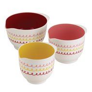 Cake Boss 3-Piece Melamine Classic Mixing Bowl Set N4