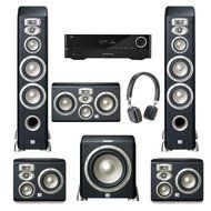 JBL L880 5.1 System, JBL L8400P sub, Harman/Kardon AVR 3700, SOHO Headphones