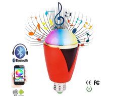 Legazone&reg; 2 in 1 4.0 Bluetooth App Control Music Playing Audio Speaker LED Color Bulb Light - Dimmable Multicolored...