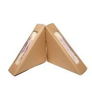 50 Pieces of Small Craft Sandwich Holder with Display Window