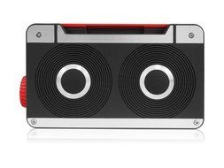 AXESS SPBT1063BL Mini Bluetooth Speaker with Hands-Free Calling and Built-In Rechargeable Battery in Blue N5