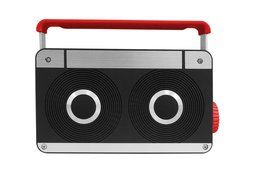 AXESS SPBT1063BL Mini Bluetooth Speaker with Hands-Free Calling and Built-In Rechargeable Battery in Blue N6