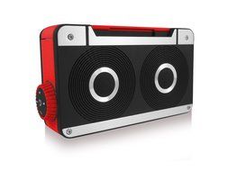 AXESS SPBT1063BL Mini Bluetooth Speaker with Hands-Free Calling and Built-In Rechargeable Battery in Blue N7