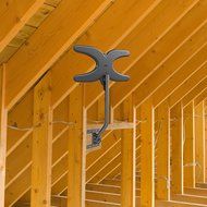 Mohu Sky 60 TV Antenna, Outdoor, Amplified, 60 Mile Range, Durable Lightweight, Mount Kit Included, Roof or Attic... N6