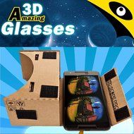 D-scope Pro Google Cardboard Kit with Straps 3D Virtual Reality Compatible with Android &amp; Apple Easy Setup Instructions... N4