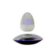 Aolyty Portable Wireless Floating Levitation Bluetooth Speaker Ellipse Egg Shape White