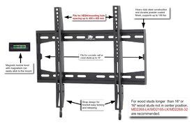 Mounting Dream MD2361-K TV Wall Mount Bracket for Most 26-55 Inch LED, LCD and Plasma TVs up to VESA 400 x 400mm... N2