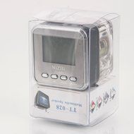 Black Mini Multimedia Speaker LCD MP3 FM Radio for MP3 US TT-028 N7