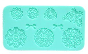 AmaranTeen - Silicone mold lace cake molds fondant tools forma de bolo cake