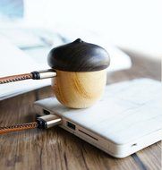 Mini Wooden Nut Shape Wireless Bluetooth Speaker Portable Outdoor Loudspeaker For iphone Samsumg LG N5