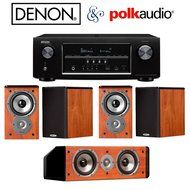 Denon AVR-S710W 7.2 Channel 4K Receiver (Bluetooth, Wi-fi, Airplay, Atmos) + Polk Audio Theater Bundle (4) TSi100...