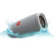 JBL Charge 3 Waterproof Portable Bluetooth Speaker (Gray) and Polk Audio UltraFit 500 Mid-Flange Earphones (Pink... N3