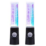 KevenAnna Bluetooth Colorful LED Fountain Dancing Water Speakers for iPhone iPad Cellphone PC (White) N8