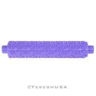 Yescom 14-3/4 Inches Plastic Rolling Pin Stick for Fondant Cake Paste Baking Kitchen Tool Purple N2