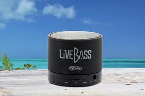 LiveBass Portable Wireless Bluetooth Speaker - High Quality Bass System - Home, Outdoor &amp; Travel Use (Charcoal... N8