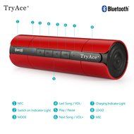 TryAce&reg; Portable Boombox NFC Wireless Bluetooth Speaker, Ultra Bass Booster/Power Crystal-Clear Sound/Subwoofer... N10