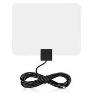 ViewTV Silver Series Flat HD Amplified Digital Indoor TV Antenna with Detachable Signal Amplifier - 50 Miles Range... N9