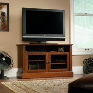 Sauder Carson Forge Panel TV Stand, Washington Cherry Finish