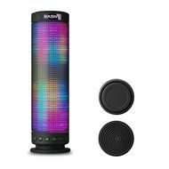 BASN Bluetooth Wireless Speaker with Microphone 4800mah Rechargeable Battery LED Light Subwoofer