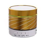 Lightweight Wireless Stereo Audio Bluetooth Speakers with Colorful Led Light Powered by Rechargeable Battery Build...