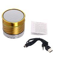 Lightweight Wireless Stereo Audio Bluetooth Speakers with Colorful Led Light Powered by Rechargeable Battery Build... N4