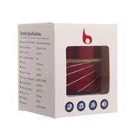 Lightweight Wireless Stereo Audio Bluetooth Speakers with Colorful Led Light Powered by Rechargeable Battery Build... N9