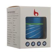 Lightweight Wireless Stereo Audio Bluetooth Speakers with Colorful Led Light Powered by Rechargeable Battery Build... N14