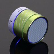 Lightweight Wireless Stereo Audio Bluetooth Speakers with Colorful Led Light Powered by Rechargeable Battery Build... N15
